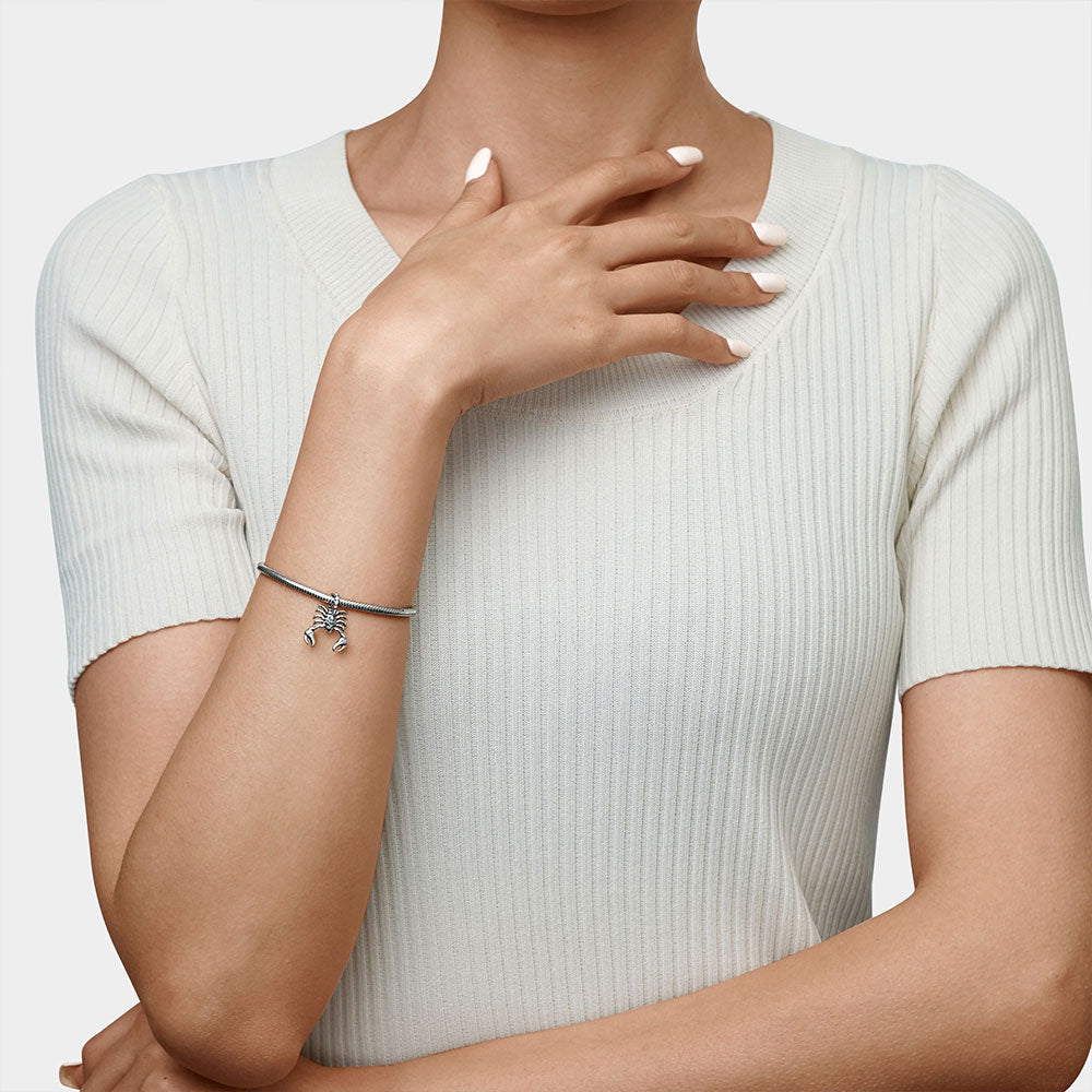 Gnoce Vintage Scorpion Pendant Dangle Charm_4