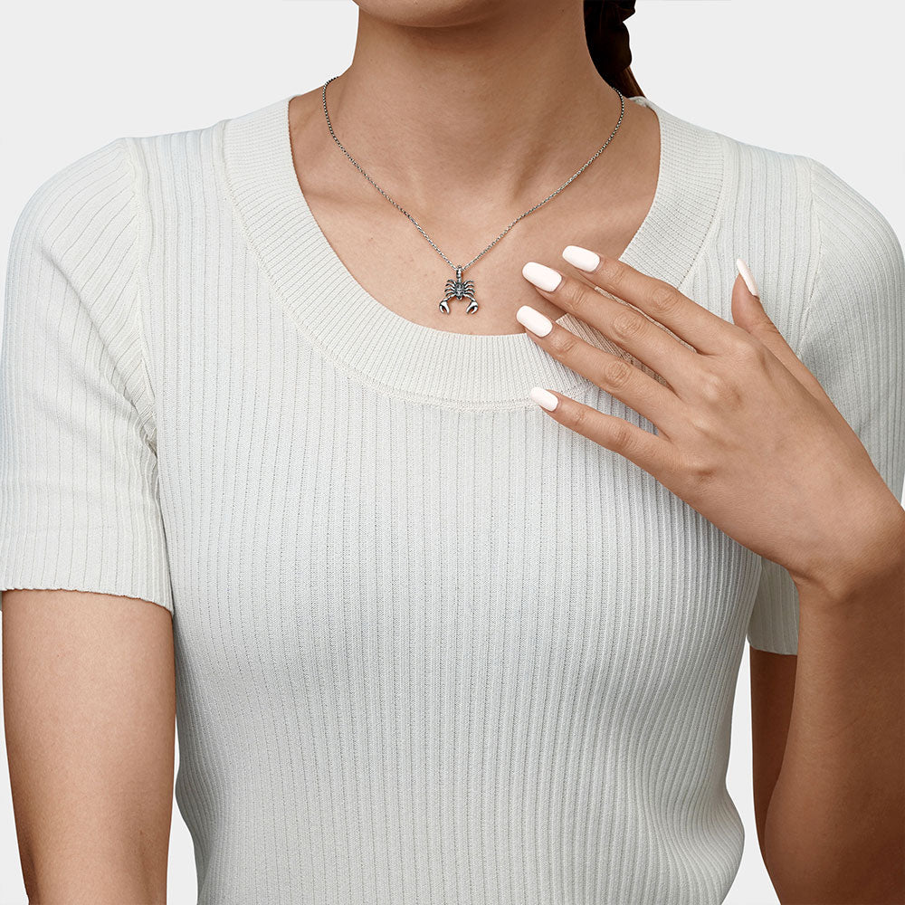 Gnoce Vintage Scorpion Pendant Dangle Charm_6