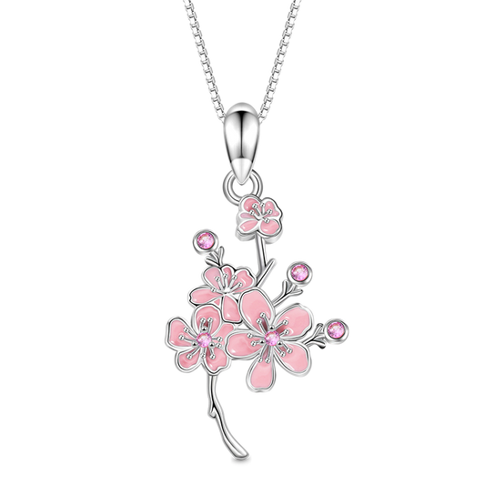 Gnoce Cherry Blossoms Necklace_1