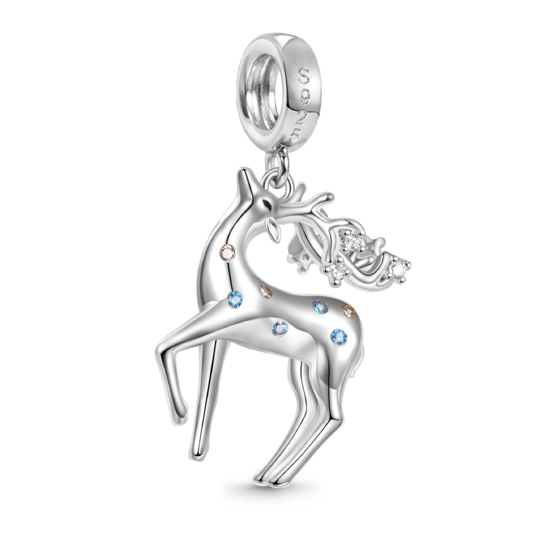 Gnoce Lovely Deer Pendant Dangle Charm_2