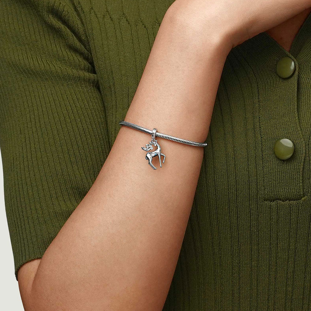 Gnoce Lovely Deer Pendant Dangle Charm_5