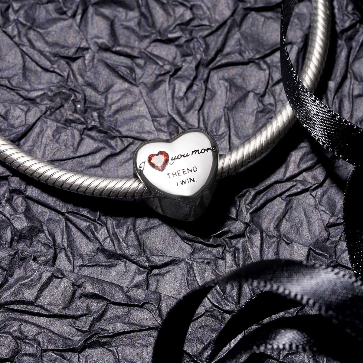 Gnoce Eternal Love Heart Personalized Photo Charm_2