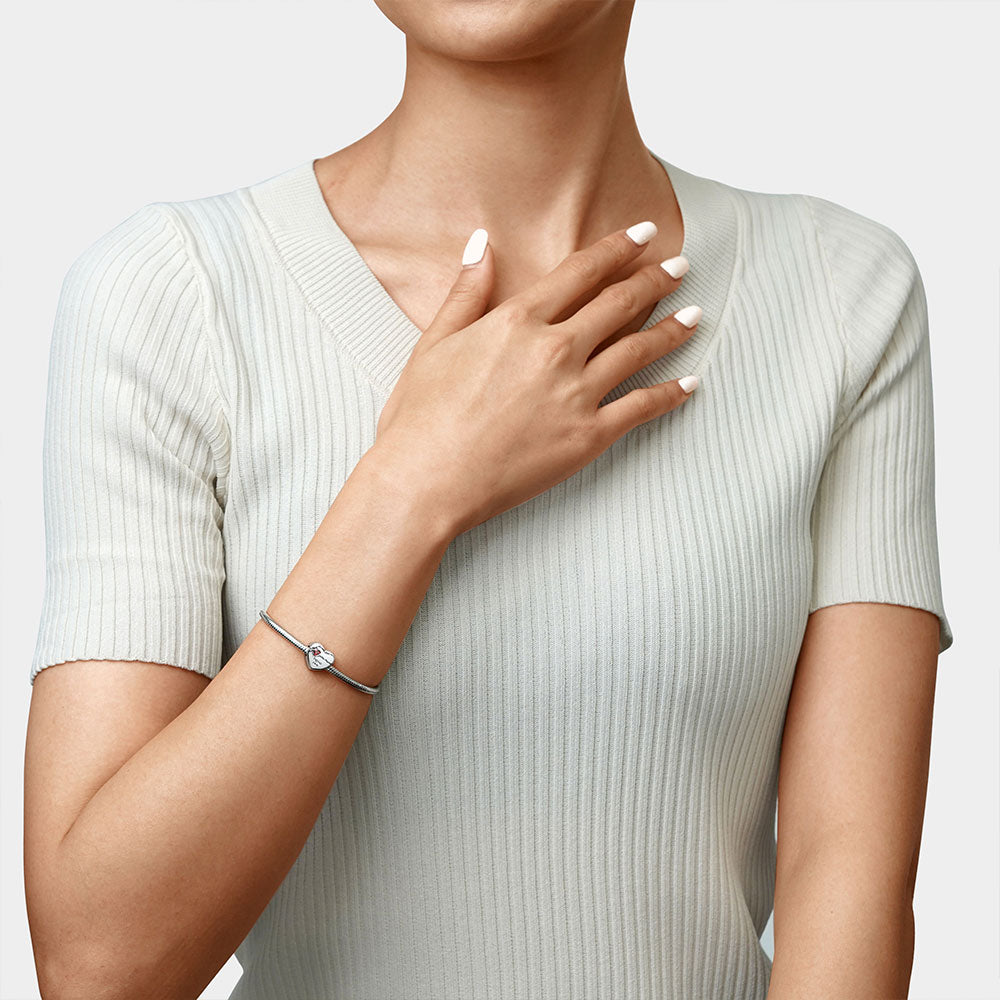 Gnoce Eternal Love Heart Personalized Photo Charm_3