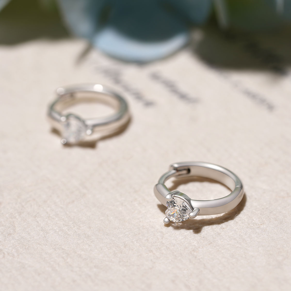 Gnoce Birthstone Heart Hoop Earrings_3