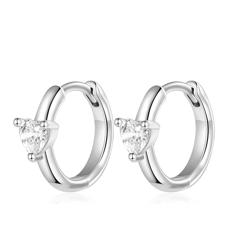 Gnoce Birthstone Heart Hoop Earrings_2