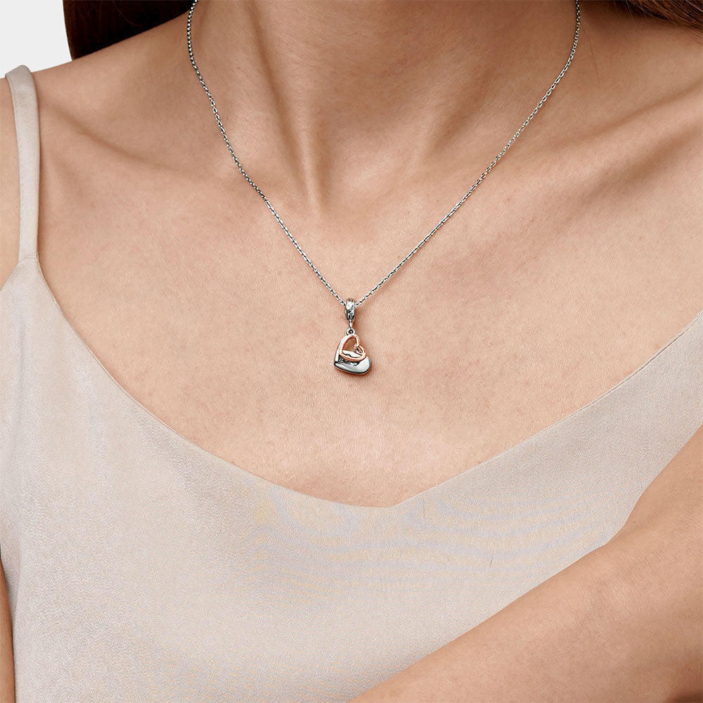 Gnoce Love Lock Engravable Pendant Dangle Charm_5