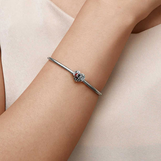 Gnoce Ladybug Loves Flowers Heart Charm_5