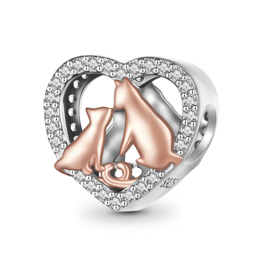 Gnoce Cat Love Heart Charm_1