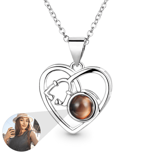 Gnoce Projection Love Heart Stethoscope Pendant Necklace_1