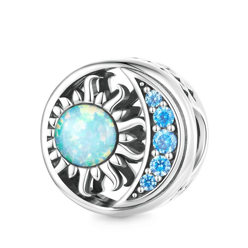 Gnoce Sparkling Sun Moon Opal Stone Charm_1
