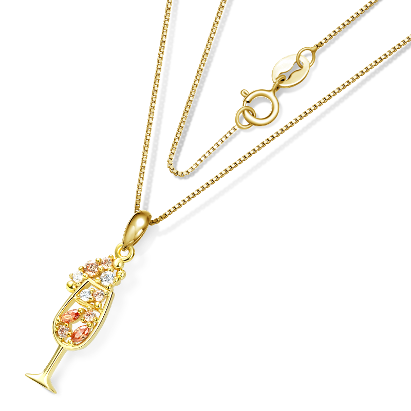 Gnoce Champagne Cocktail Necklace_3