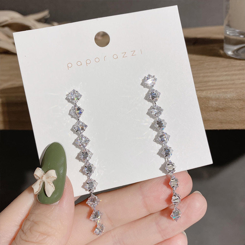 Gnoce Crystal Long Dangle Earrings_3