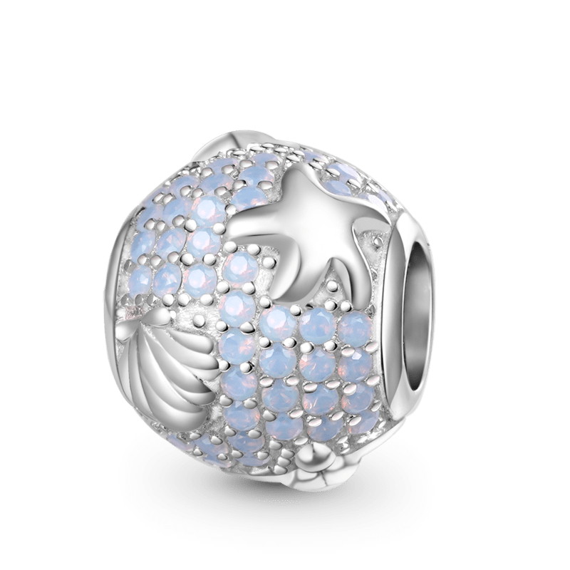 Gnoce Blue Sea World Pendant Dangle Charm_1