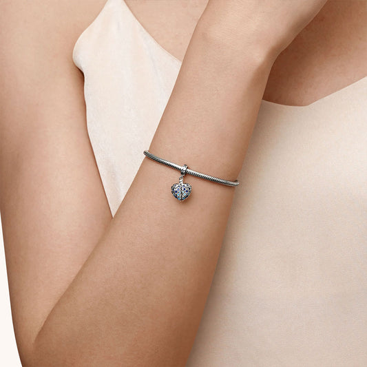 Gnoce Fish Scales Heart Engravable Pendant Dangle Charm_7