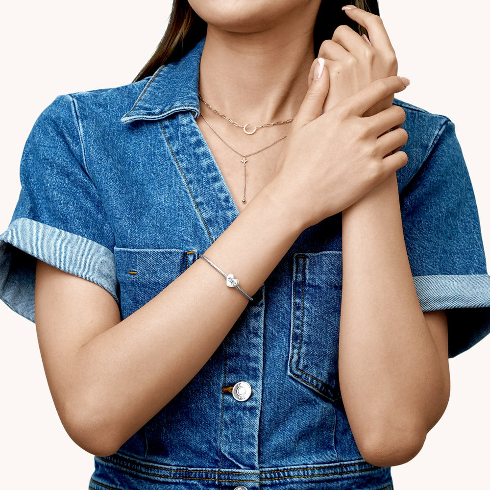 Gnoce Initial Letters Personalized Heart Charm_3