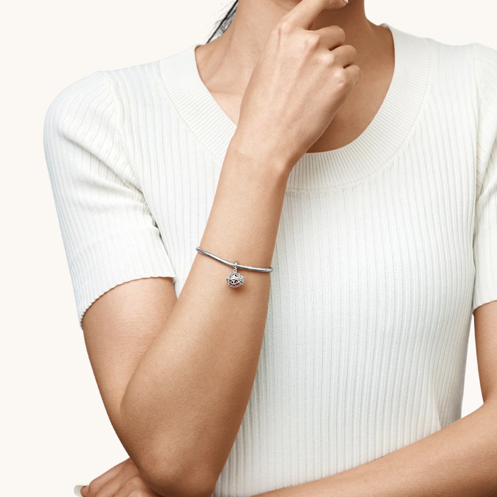 Gnoce Easter Egg Openable Birthstone Pendant Dangle Charm_5