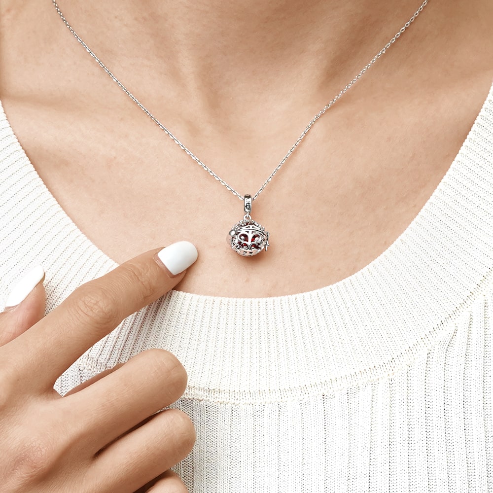 Gnoce Easter Egg Openable Birthstone Pendant Dangle Charm_8