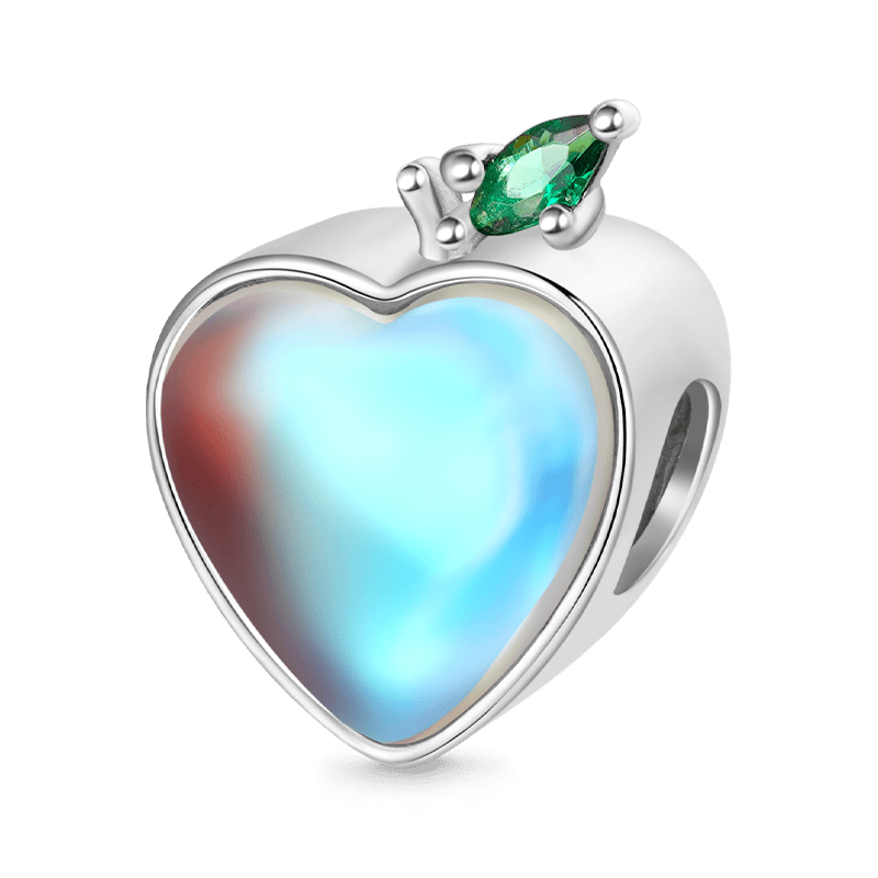 Gnoce Moonstone Apple Love Heart Charm_1
