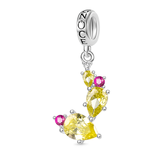 Gnoce Sparkling Cactus Pendant Dangle Charm_1