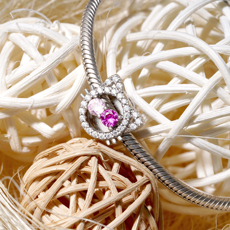 Gnoce Cat Love Personalized Photo Charm_4