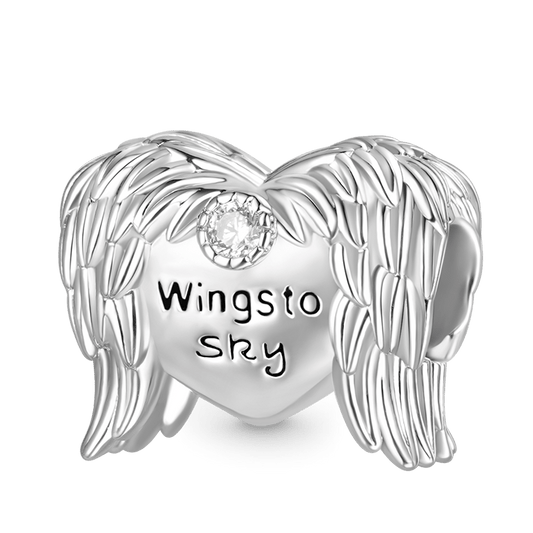 Gnoce "Wing to Sky, Roots to Come Home" Love Wings Charm_1