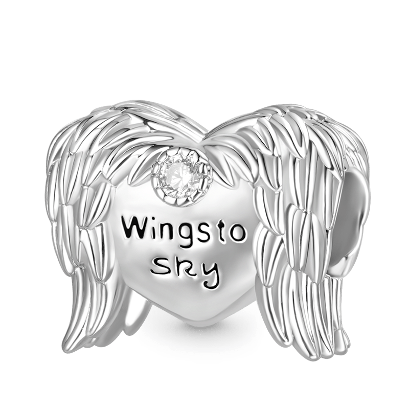 Gnoce "Wing to Sky, Roots to Come Home" Love Wings Charm_1