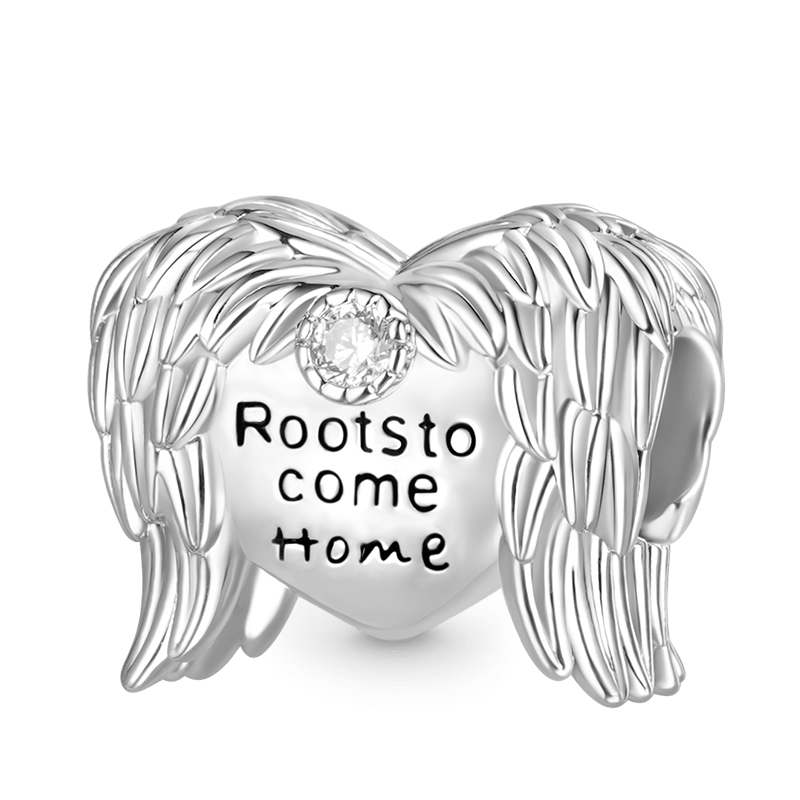 Gnoce "Wing to Sky, Roots to Come Home" Love Wings Charm_2