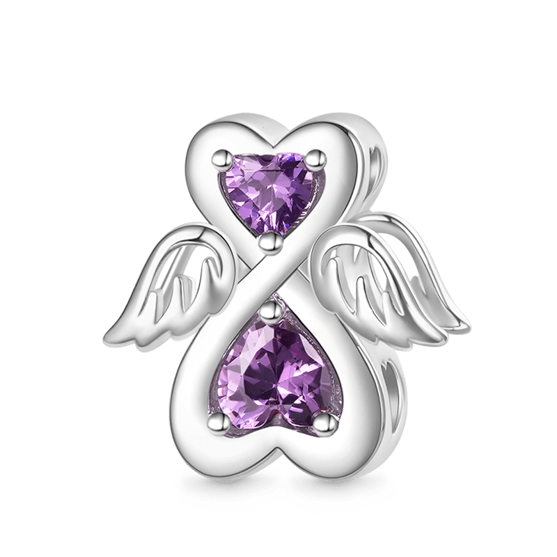 Gnoce Birthstone Angel Charm_2