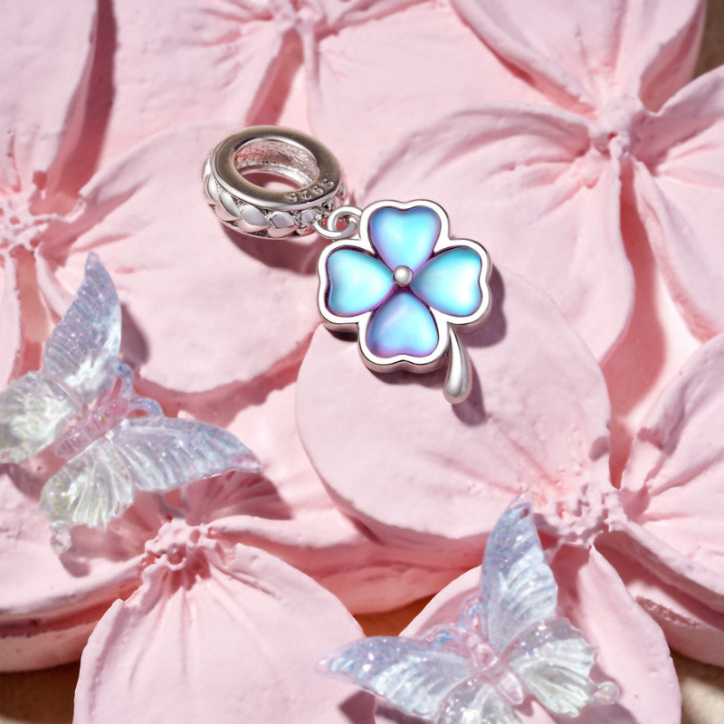 Gnoce Dazzling Colorful Lucky Clover Charm_3