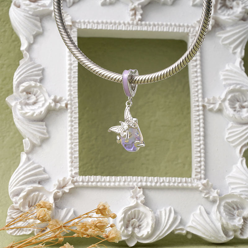 Gnoce Dazzling Colorful Butterfly Pendant Dangle Charm_3