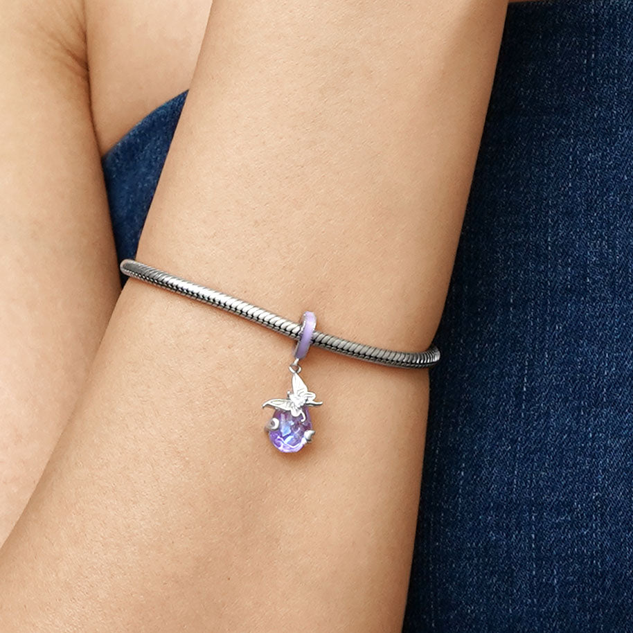 Gnoce Dazzling Colorful Butterfly Pendant Dangle Charm_6