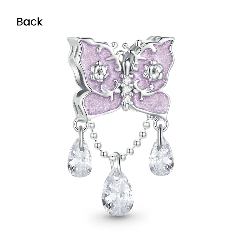 Gnoce Fantasy Purple Butterfly Charm_2