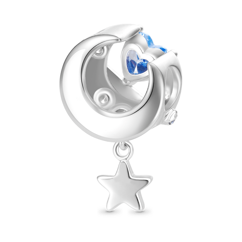 Gnoce Starry Night Moon Star Charm_2