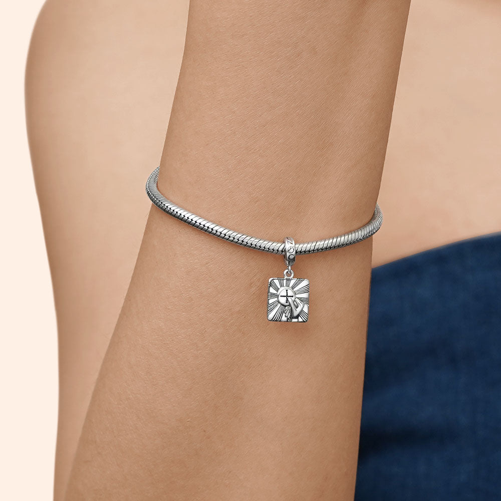 Gnoce First Communion Medal Pendant Dangle Charm_5