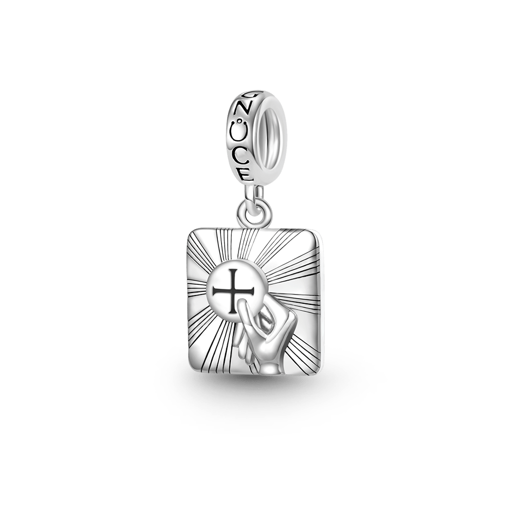 Gnoce First Communion Medal Pendant Dangle Charm_1