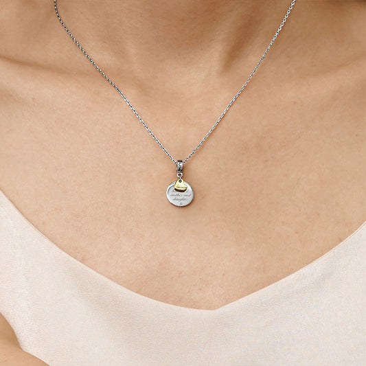 Gnoce Mother & Daughter Forever Love Pendant Dangle Charm_7