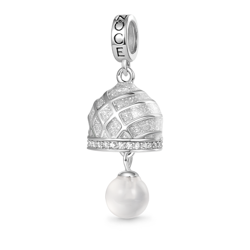 Gnoce Silver Bell Pendant Dangle Charm_1
