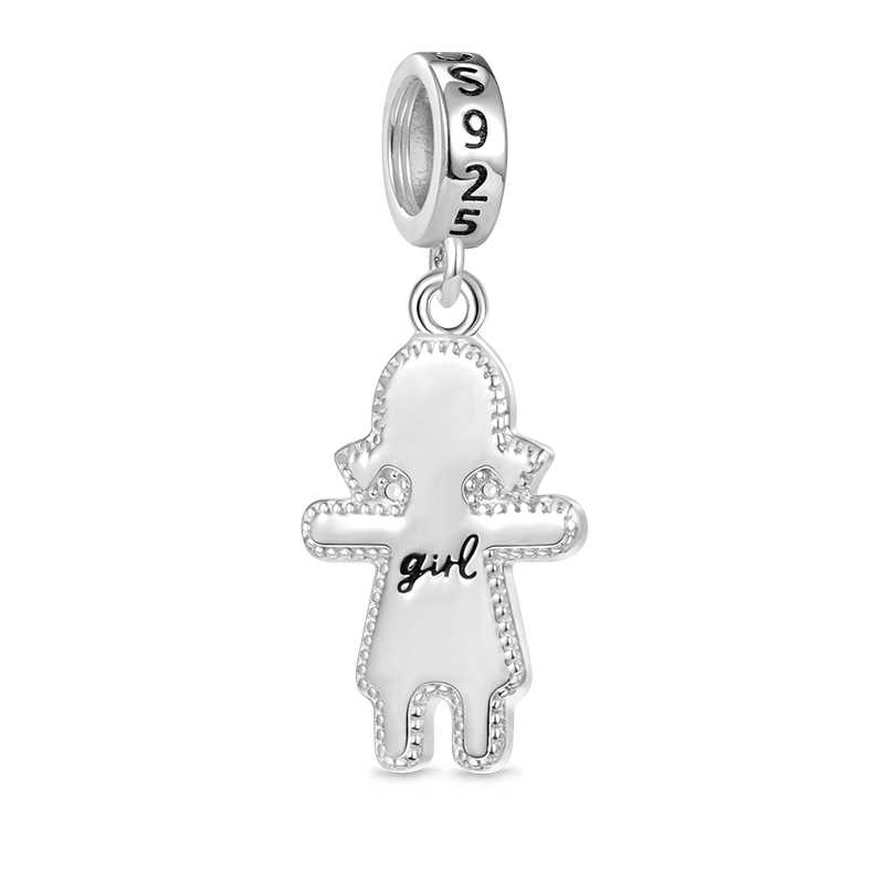 Gnoce Little Girl Pendant Dangle Charm_2