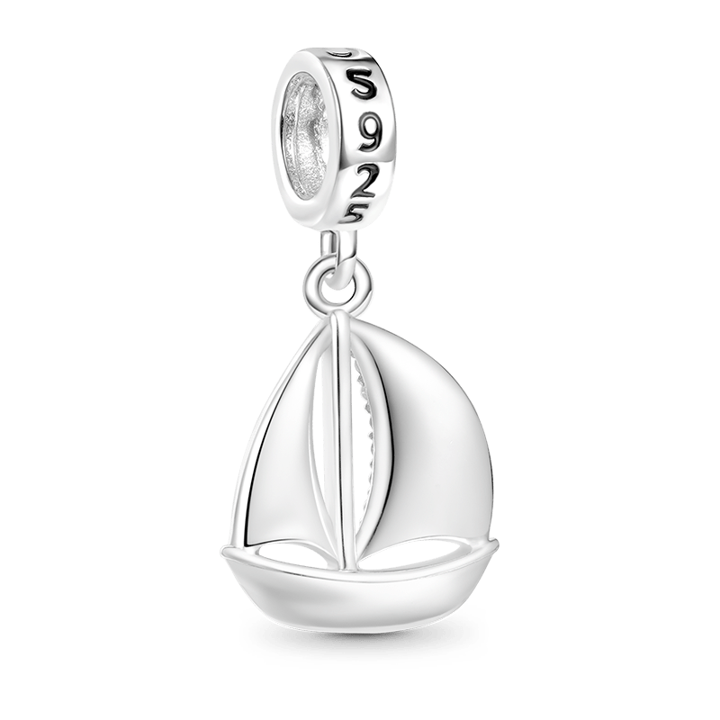 Gnoce Sailing Boat Pendant Dangle Charm_2