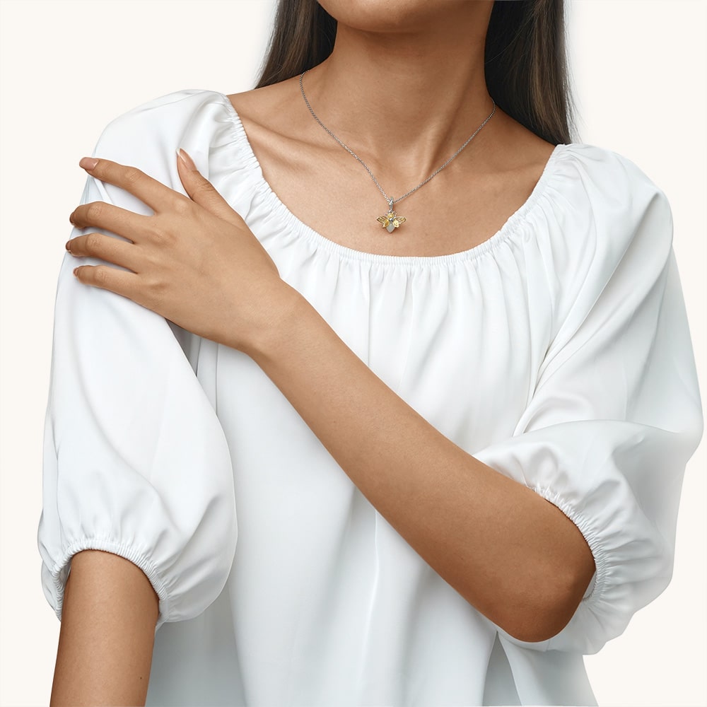 Gnoce Glow in the Dark Bee Pendant Dangle Charm_6