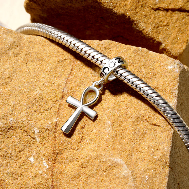 Gnoce Egyptian Ankh Cross Pendant Dangle Charm_2