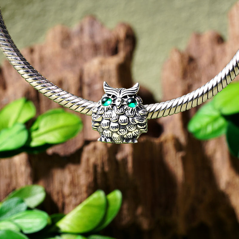 Gnoce Vintage Owl Charm_3