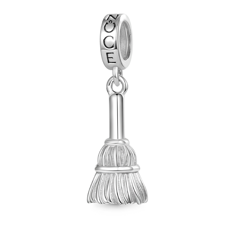 Gnoce Witch Broomstick Pendant Dangle Charm_1
