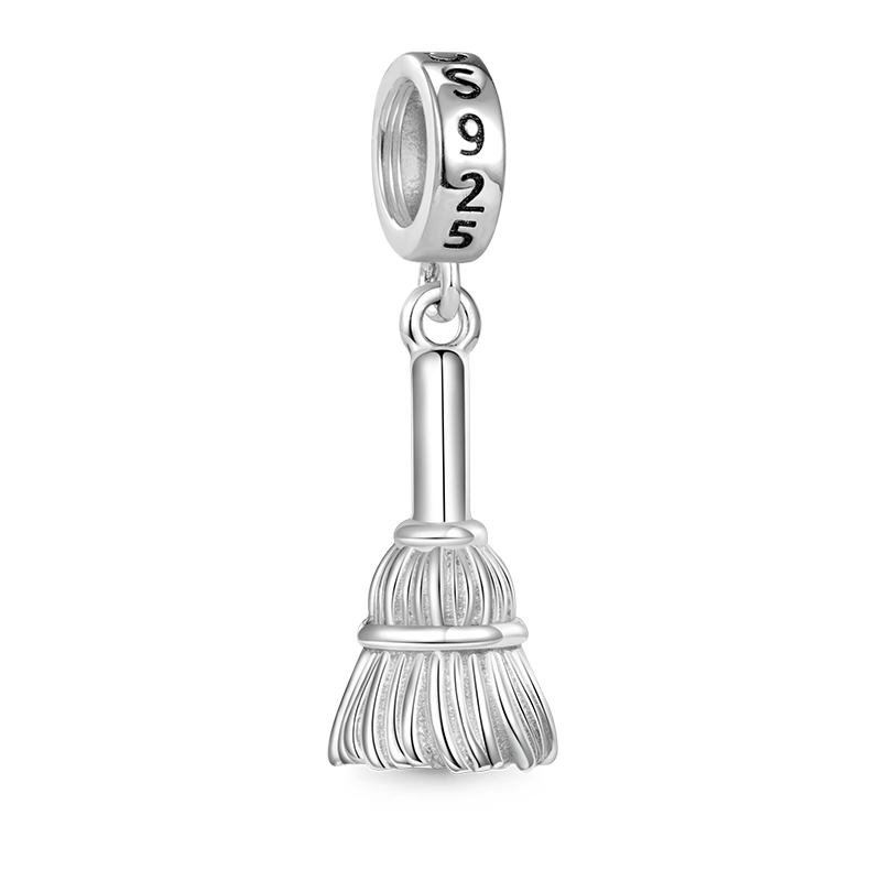 Gnoce Witch Broomstick Pendant Dangle Charm_2