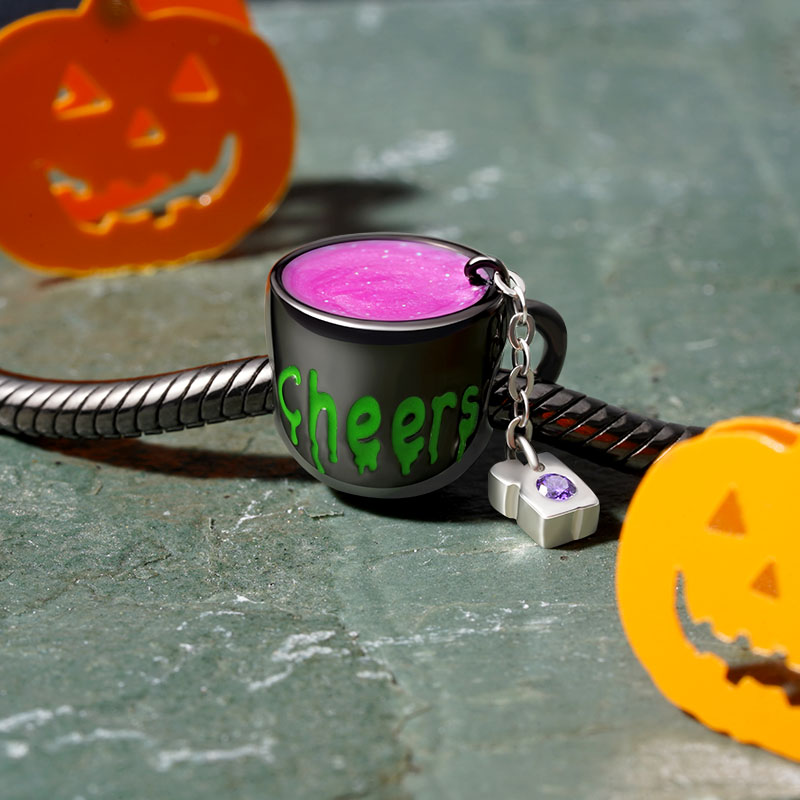 Gnoce Halloween Witch Tea Cup Charm_3