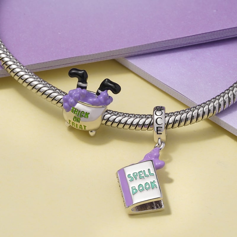 Gnoce Halloween "Trick or Treat" Witches Pot Charm_3