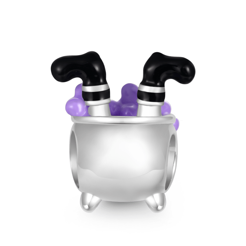 Gnoce Halloween "Trick or Treat" Witches Pot Charm_2