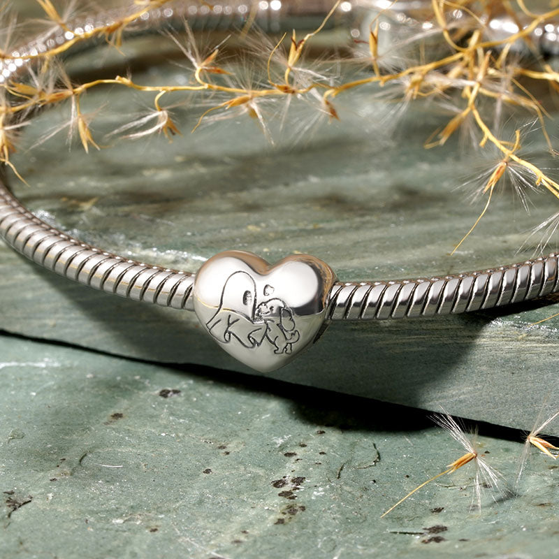 Gnoce "Happy Halloween" Ghost & Dog Heart Charm_3