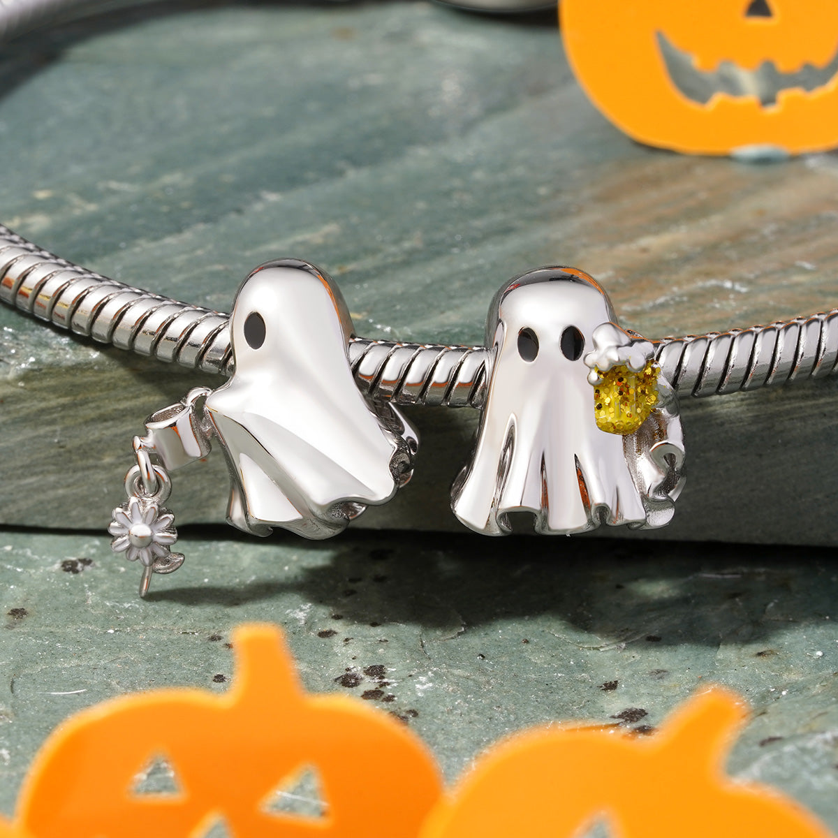 Gnoce Ghost Watering Flower Halloween Gift Charm_3