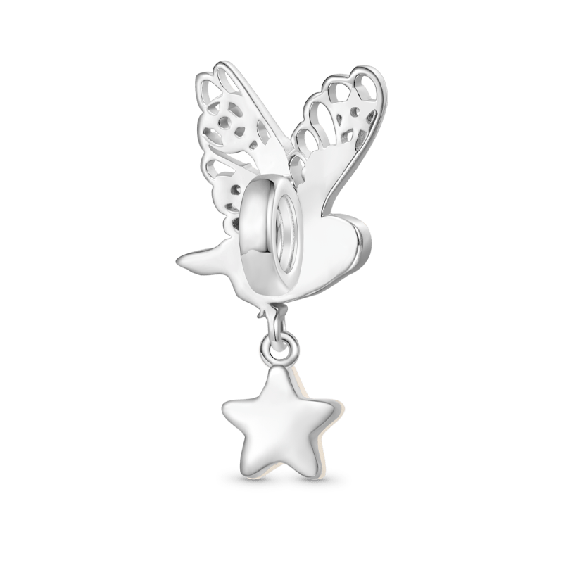Gnoce Owl with Light Color-changing Star Charm_3
